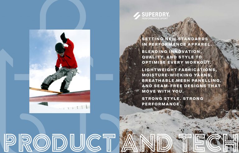 Superdry – SP AW21/22 product & tech book
